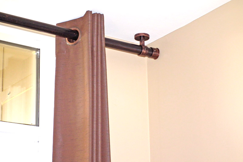 Dry Installation Toronto Pictures, How To Hang A Curtain Rod From The Ceiling